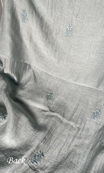 Load image into Gallery viewer, Women&#39;s Lakhnavi Handcrafted Mul Chanderi Unstitched Kurta And Dupatta Set- HONC0310805
