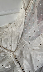 Load image into Gallery viewer, Women&#39;s Lakhnavi Handcrafted Mul Chanderi Semi - Stitched Kurta And Dupatta Set- HONC0316297
