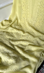 将图像加载到图库查看器中， Women&#39;s Lakhnavi Handcrafted Viscose Georgette Chikankari Full Suit Material - HONC0312590
