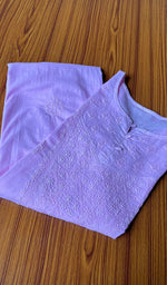 将图像加载到图库查看器中， Women&#39;s Lucknowi Handcrafted Cotton Chikankari Kurti - HONC0301051
