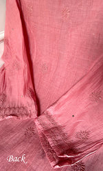 将图像加载到图库查看器中， Women&#39;s Lakhnavi Handcrafted Mul Chanderi Semi - Stitched Kurta And Dupatta Set - HONC0282422
