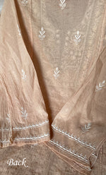 Load image into Gallery viewer, Women&#39;s Lakhnavi Handcrafted Mul Chanderi Semi - Stitched Anarkali And Dupatta Set - HONC0304469
