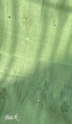 Load image into Gallery viewer, Women's Lakhnavi Handcrafted Mul Chanderi Chikankari Full Suit Material - HONC0282290