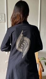 Load image into Gallery viewer, Women&#39;s Lucknowi Handcrafted Cotton Chikankari Dress - HONC0301613
