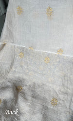 Load image into Gallery viewer, Women&#39;s Lakhnavi Handcrafted Mul Chanderi Unstitched Kurta And Dupatta Set- HONC0278949
