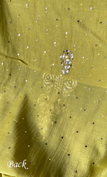 Load image into Gallery viewer, Women&#39;s Lakhnavi Handcrafted Mul Chanderi Unstitched Kurta And Dupatta Set - HONC0295673
