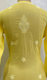 将图像加载到图库查看器中， Women&#39;s Lucknowi Handcrafted Cotton Chikankari Top -HONC0165286
