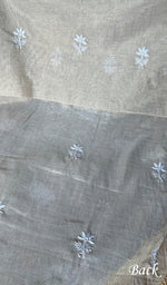 Load image into Gallery viewer, Women&#39;s Lakhnavi Handcrafted Tissue Chanderi Unstitched Kurta And Dupatta Set - HONC0278160
