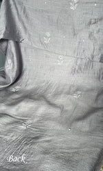 Load image into Gallery viewer, Women&#39;s Lakhnavi Handcrafted Munga Silk Chikankari Kurta And Dupatta Set- HONC0280262
