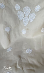 Load image into Gallery viewer, Women&#39;s Lakhnavi Handcrafted Unstitched Cotton Chikankari Suit Material - HONC0317401
