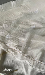 Load image into Gallery viewer, Women&#39;s Lakhnavi Handcrafted Mul Chanderi Unstitched Kurta And Dupatta Set- HONC0313318
