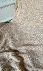 Load image into Gallery viewer, Women's Lakhnavi Handcrafted Viscose Georgette Unstitched Chikankari Full Suit Material - HONC0319626