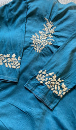 将图像加载到图库查看器中， Women&#39;s Lucknowi Handcrafted Cotton Chikankari Kurti - HONC0301066
