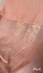 Load image into Gallery viewer, Women's Lakhnavi Handcrafted Mul Chanderi Unstitched Kurta And Dupatta Set - HONC0348568