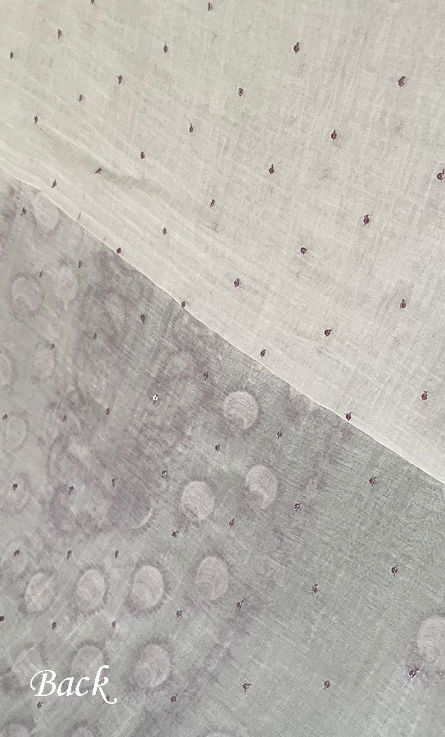 Titlee Women's Lakhnavi Handcrafted Unstitched Mul Chanderi Kurta And Dupatta Set - HONC0324066