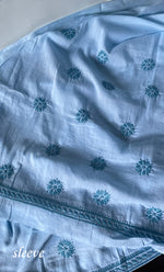 Load image into Gallery viewer, Women&#39;s Lakhnavi Handcrafted Cotton Chikankari Kurta And Kurta Dupatta Set - HONC0245293
