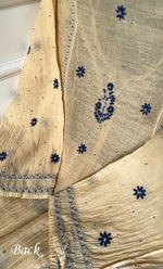 Load image into Gallery viewer, Women's Lakhnavi Handcrafted Mul Chanderi Semi-Stitched Kurta And Dupatta Set - HONC0286654