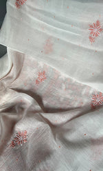 将图像加载到图库查看器中， Women&#39;s Lakhnavi Handcrafted Mul Chanderi UnStitched Kurta And Dupatta Set - HONC0300406
