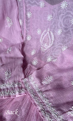 将图像加载到图库查看器中， Sehmat Women&#39;s Lakhnavi Handcrafted Kota Cotton  Semi -Stitched Angrakha And Dupatta Set- HONC0301719
