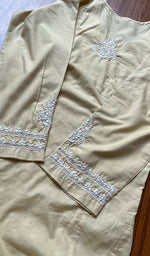 将图像加载到图库查看器中， Women&#39;s Lucknowi Handcrafted Cotton Chikankari Kurti - HONC0301009

