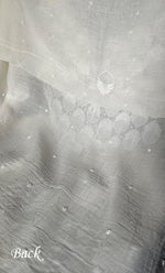 将图像加载到图库查看器中， Jazba Women's Lakhnavi Handcrafted Mul Chanderi Unstitched Kurta And Dupatta Set- HONC0332777