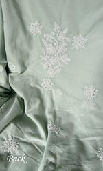 Load image into Gallery viewer, Women&#39;s Lakhnavi Handcrafted Unstitched Cotton Chikankari Suit Material - HONC0264449
