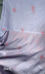 将图像加载到图库查看器中， Women's Lakhnavi Handcrafted Mul Chanderi Unstitched Kurta And Dupatta Set- HONC0280892