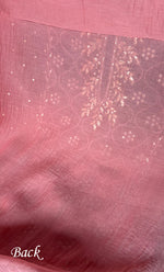 将图像加载到图库查看器中， Women's Lakhnavi Handcrafted Mul Chanderi Unstitched Chikankari Full Suit Material - HONC0320706