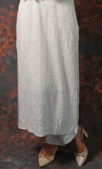 Load image into Gallery viewer, Fareeha Women&#39;s Lakhnavi Handcrafted Viscose Georgette Chikankari Kurti - HONC0276157
