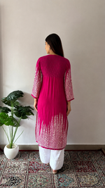 Cotton Chikankari Stitched Kurti HONC050266