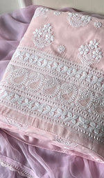 Load image into Gallery viewer, Women&#39;s Lakhnavi Handcrafted Cotton Chikankari Suit Material - HONC0274450
