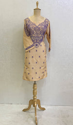将图像加载到图库查看器中， Women&#39;s Lakhnavi Handcrafted Tussar Silk Chikankari Kurti - HONC0109228
