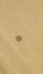 将图像加载到图库查看器中， Lakhnavi 手工制作的棉质 Chikankari 桌布 - HONC041250