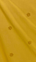 将图像加载到图库查看器中， Lakhnavi 手工制作的棉质 Chikankari 桌布 - HONC041203