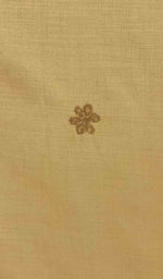 将图像加载到图库查看器中， Lakhnavi 手工制作的棉质 Chikankari 桌布 - HONC041238