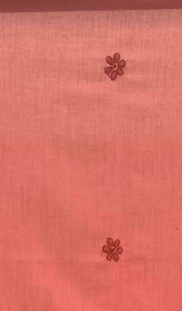Lakhnavi Handcrafted Cotton Chikankari Table Cover - HONC041225