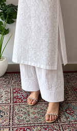 Pakeezah Women's Lucknowi Handcrafted Cotton Chikankari Kurti - HONC0229645