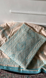Load image into Gallery viewer, Women's Lakhnavi Handcrafted Cotton Unstitched Chikankari Suit Material - HONC0348839