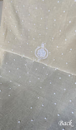 Load image into Gallery viewer, Women's Lakhnavi Handcrafted Mul Chanderi Unstitched Kurta And Dupatta Set - HONC0358263