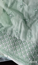 Load image into Gallery viewer, Women&#39;s Lakhnavi Handcrafted Cotton Chikankari Suit Material - HONC0291770
