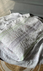 Load image into Gallery viewer, Women&#39;s Lucknowi Handcrafted Viscose Georgette Semi - Stitched Chikankari Anarkali and Dupatta Set- HONC0304399
