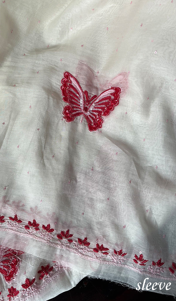 Titlee Women's Lakhnavi Handcrafted Mul Chanderi Kurta And Dupatta Set - HONC0267980