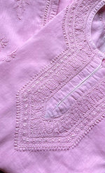 Load image into Gallery viewer, Women's Lakhnavi Handcrafted Cotton Chikankari Top -  HONC0214057