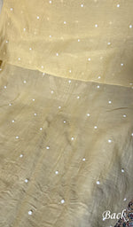 Load image into Gallery viewer, Chidiya Women's Lakhnavi Handcrafted Mul Chanderi Unstitched Kurta And Dupatta Set- HONC0349590