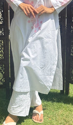 Load image into Gallery viewer, Women&#39;s Lucknowi Handcrafted Cotton Chikankari Kurti - HONC0273979
