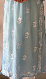 将图像加载到图库查看器中， Jiya Women's Lakhnavi Handcrafted Muslin Chikankari Kurti - HONC0367684