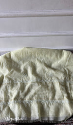 Load image into Gallery viewer, Women's Lakhnavi Handcrafted Mul Chanderi Semi - Stitchd Kurta And Dupatta Set - HONC0344313