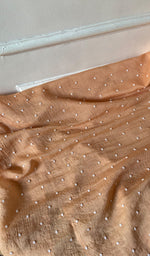 Load image into Gallery viewer, Jazba Women's Lakhnavi Handcrafted Mul Chanderi Unstitched Kurta And Dupatta Set - HONC0339838