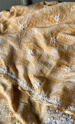将图像加载到图库查看器中， Women's Lakhnavi Handcrafted Cotton Chikankari Kurta And Kurta Dupatta Set - HONC0312690