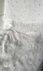 将图像加载到图库查看器中， Women&#39;s Lucknowi Handcrafted Viscose Georgette Semi - Stitched Chikankari Kurta and Dupatta Set- HONC0328907
